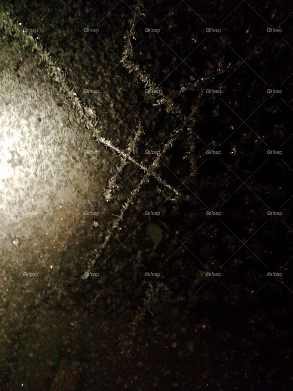 icy windshield