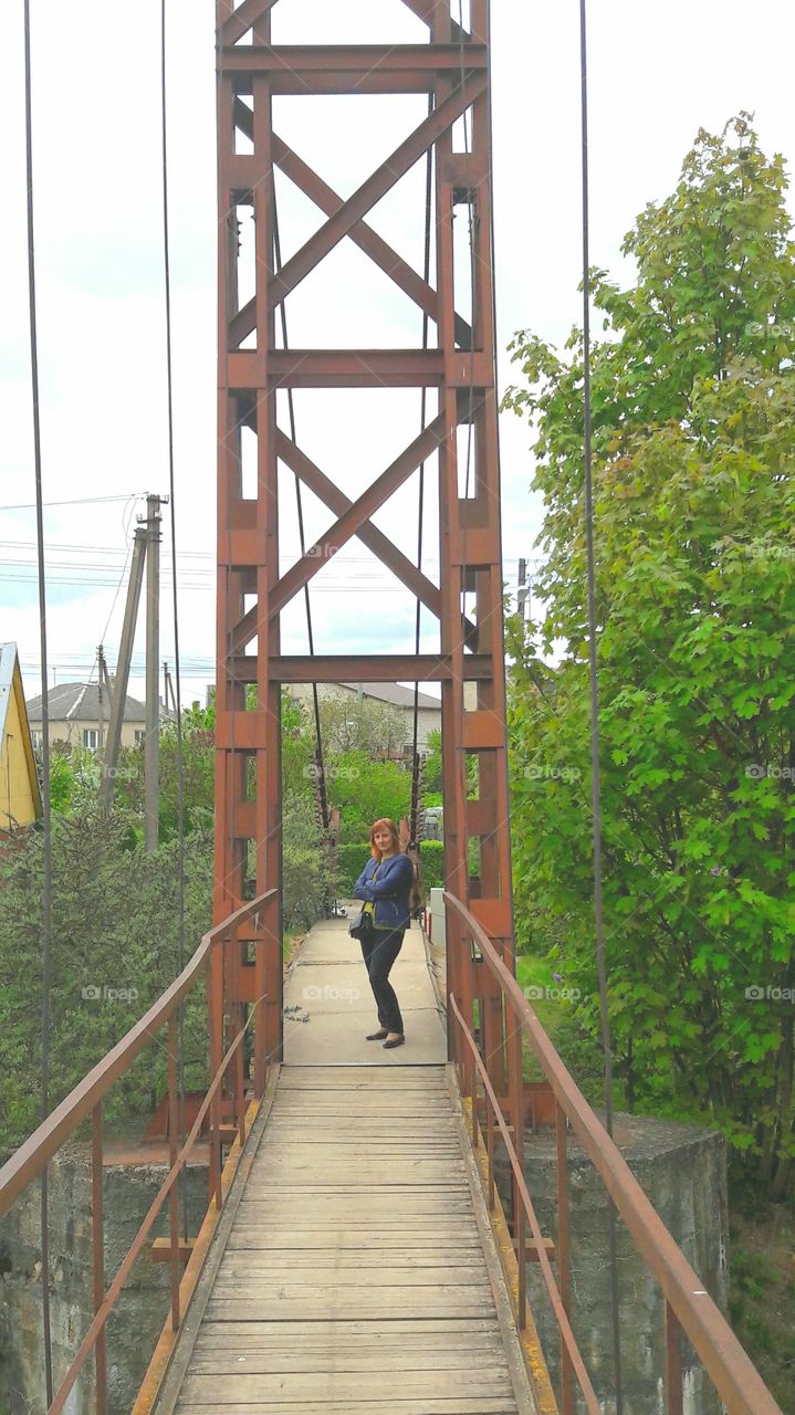 Vieksniu suspension bridge.