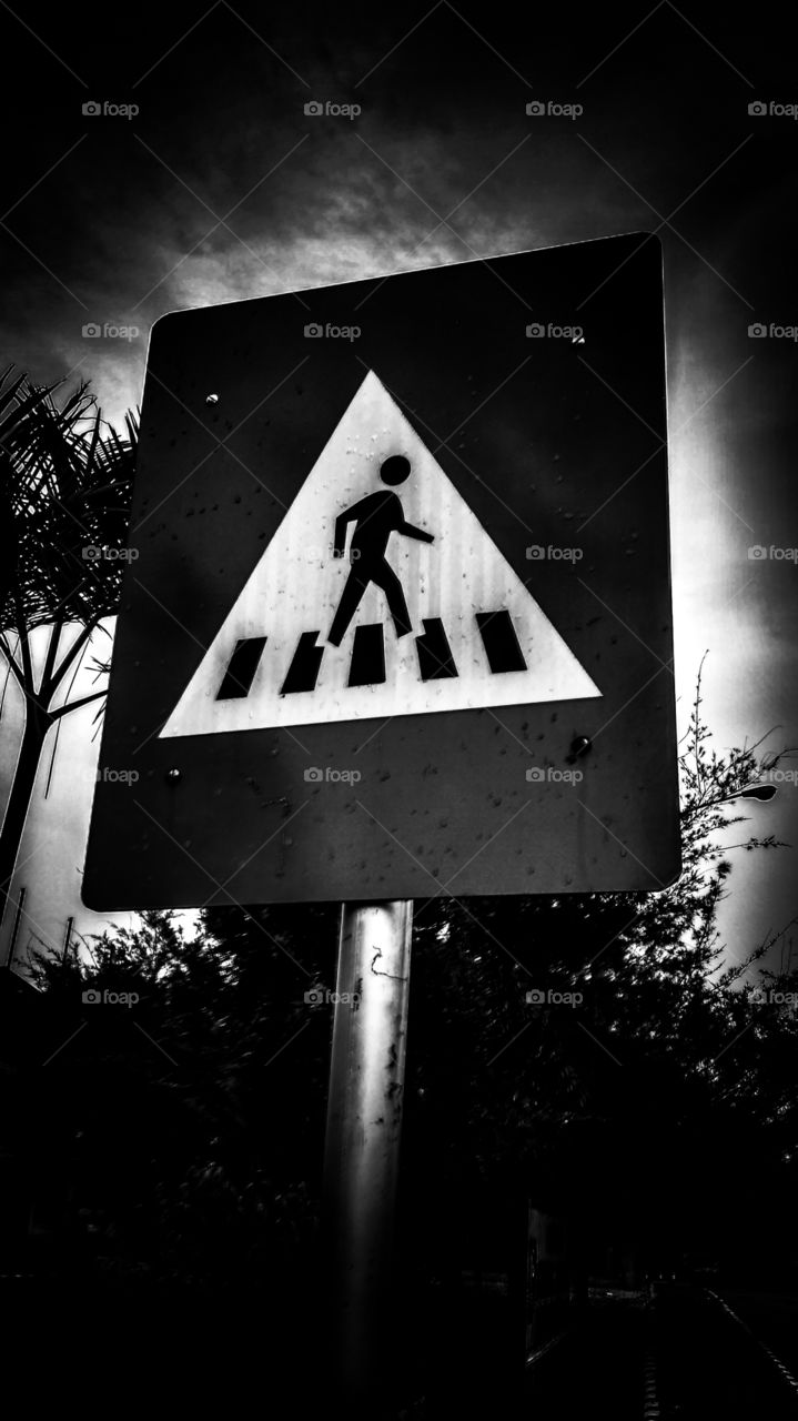 be careful pedestrian