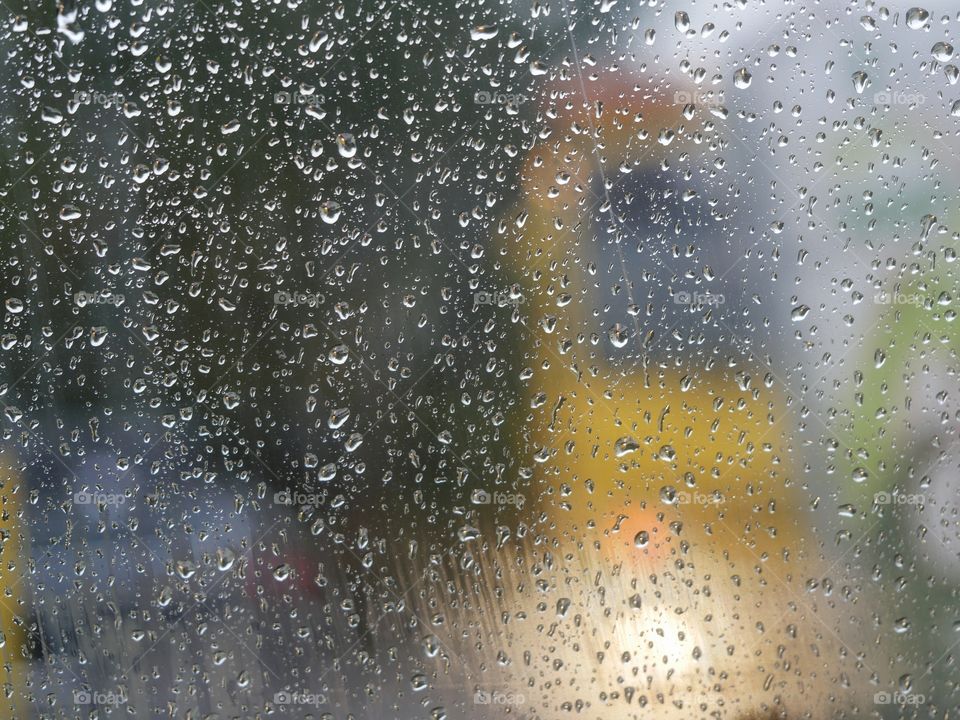 On the road - looking through windshield of car