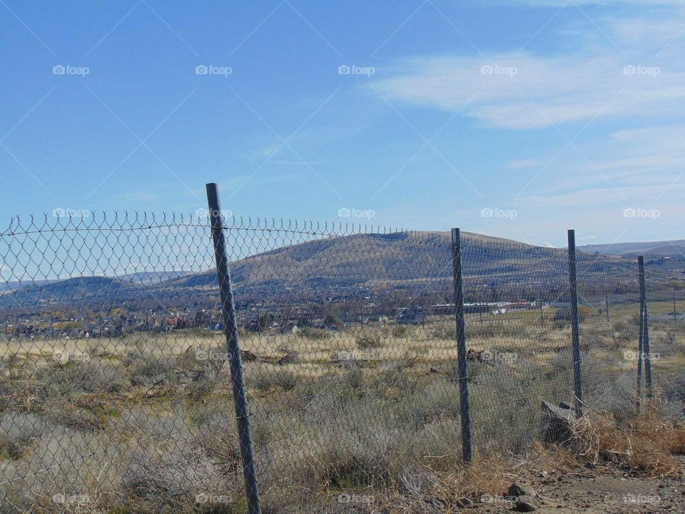 view from top of flat top mountain in Richland Washington