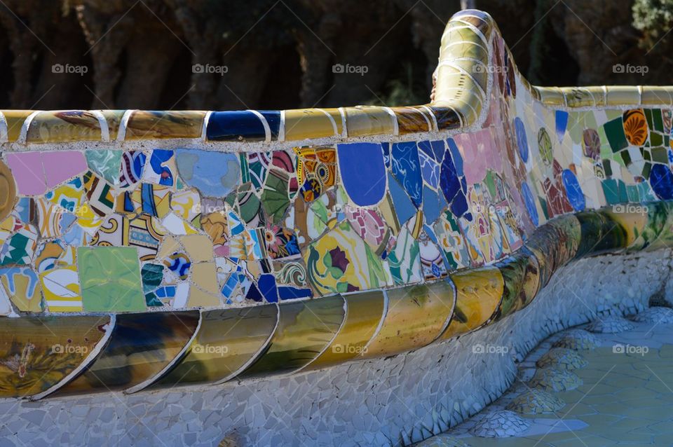 Bench at Park Guell
