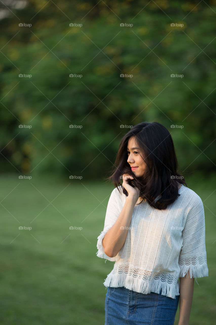 Girl in the park 