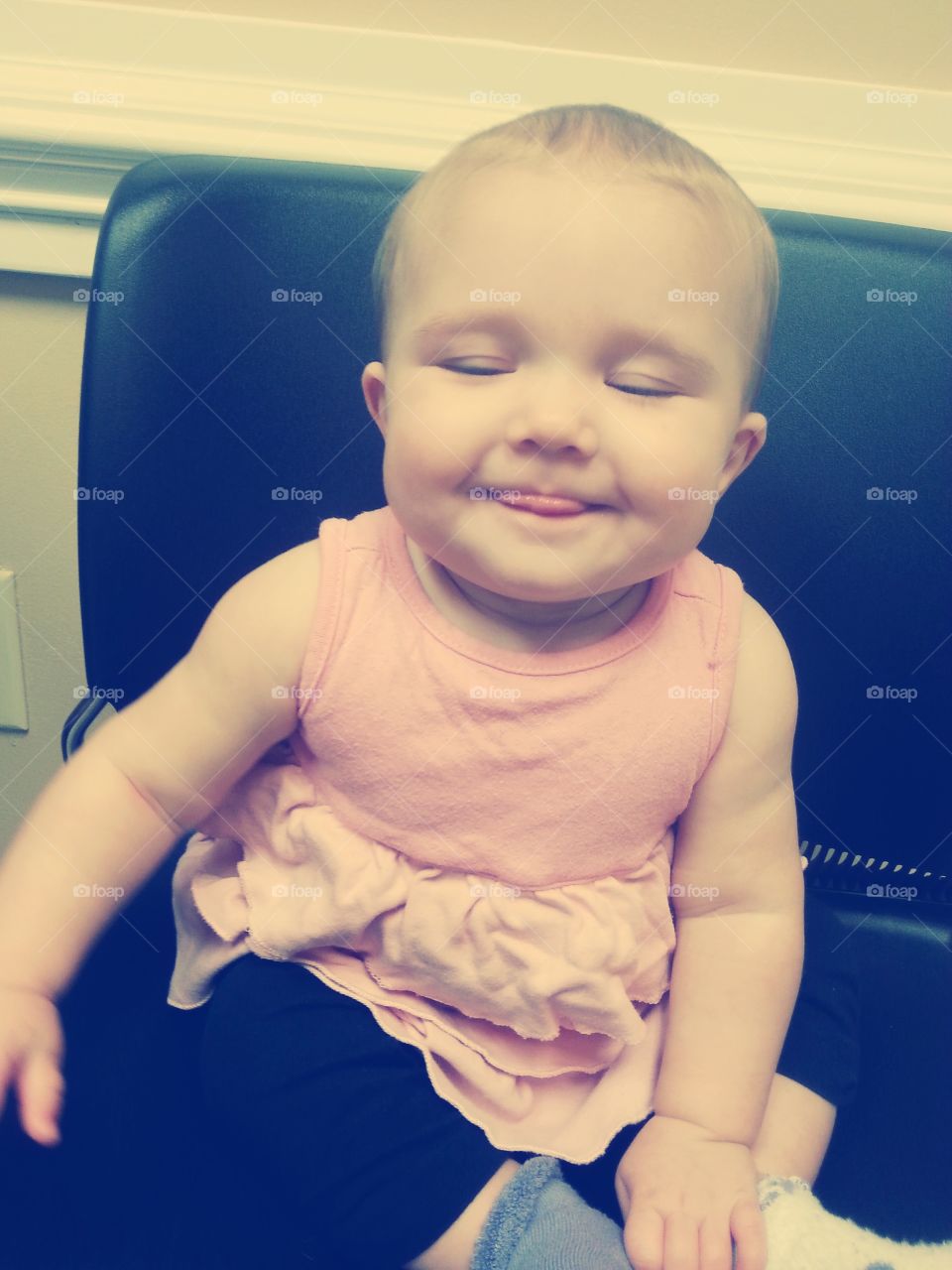 laughing baby girl. happiness is in this Little girl