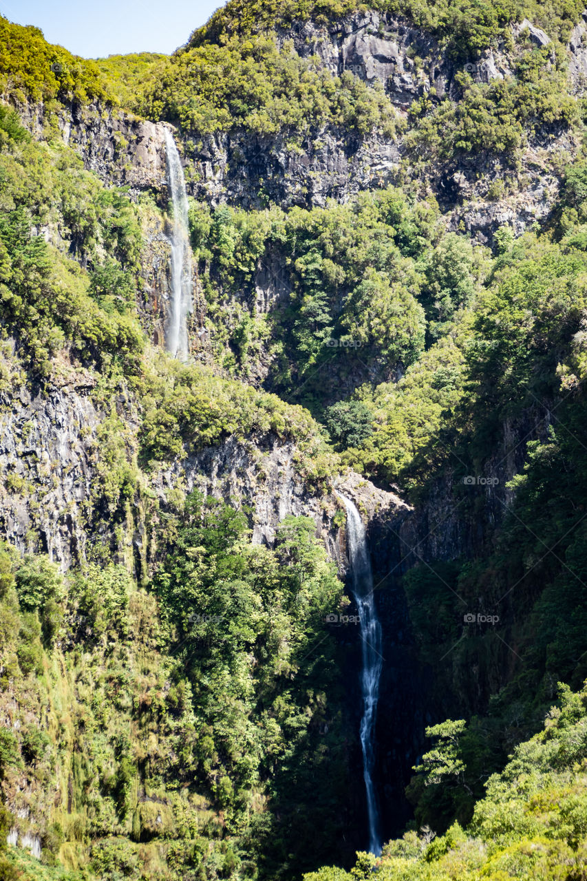 A huge cascade in Madeira 