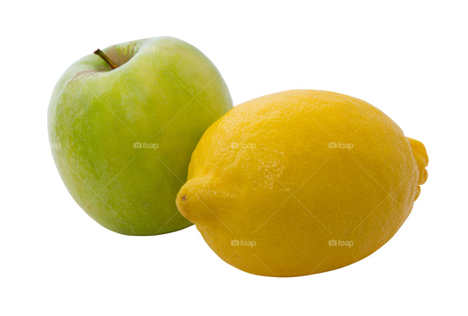 Apple and lemon
