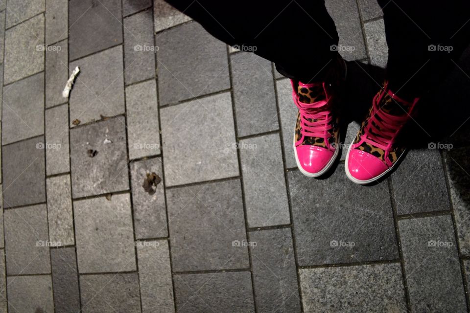 Street, Pavement, Urban, Foot, Shoe