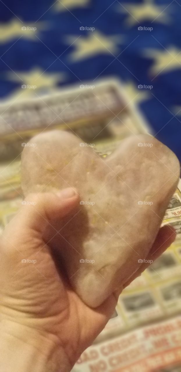 Rose Quartz Heart. This is a piece, though very simple, that is a part of my "Heartz Collection 2019" AKA "ArtistiCrystals"
