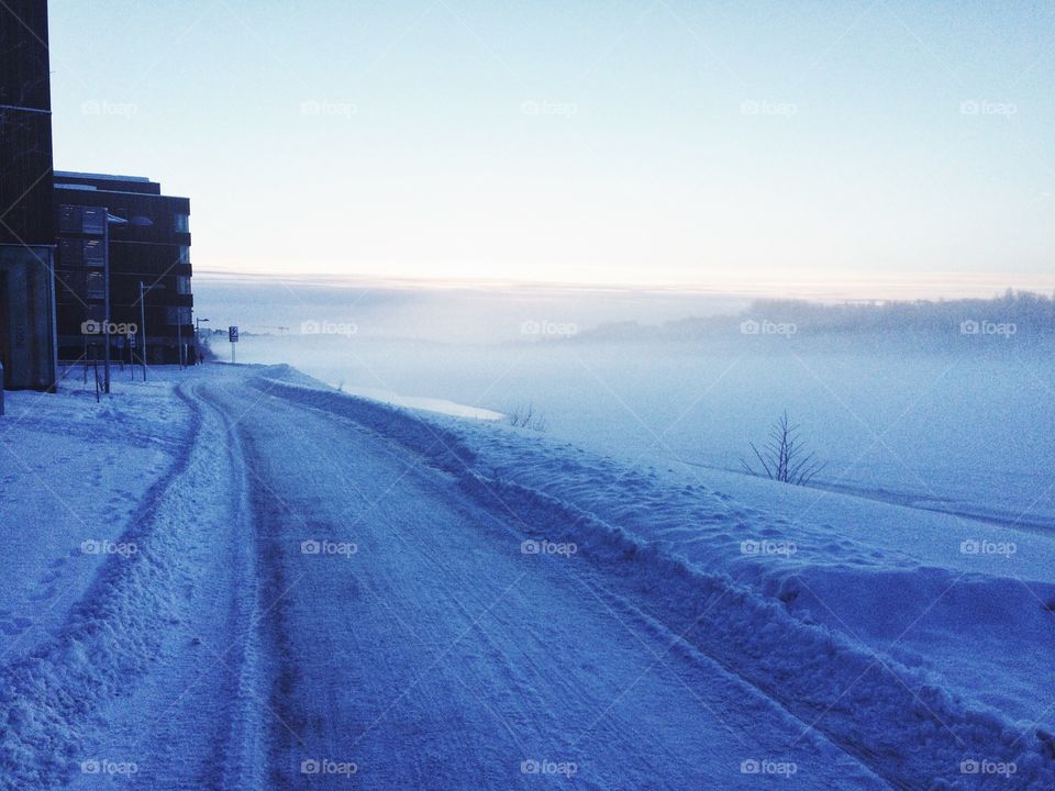 Winter, Snow, Landscape, No Person, Sky