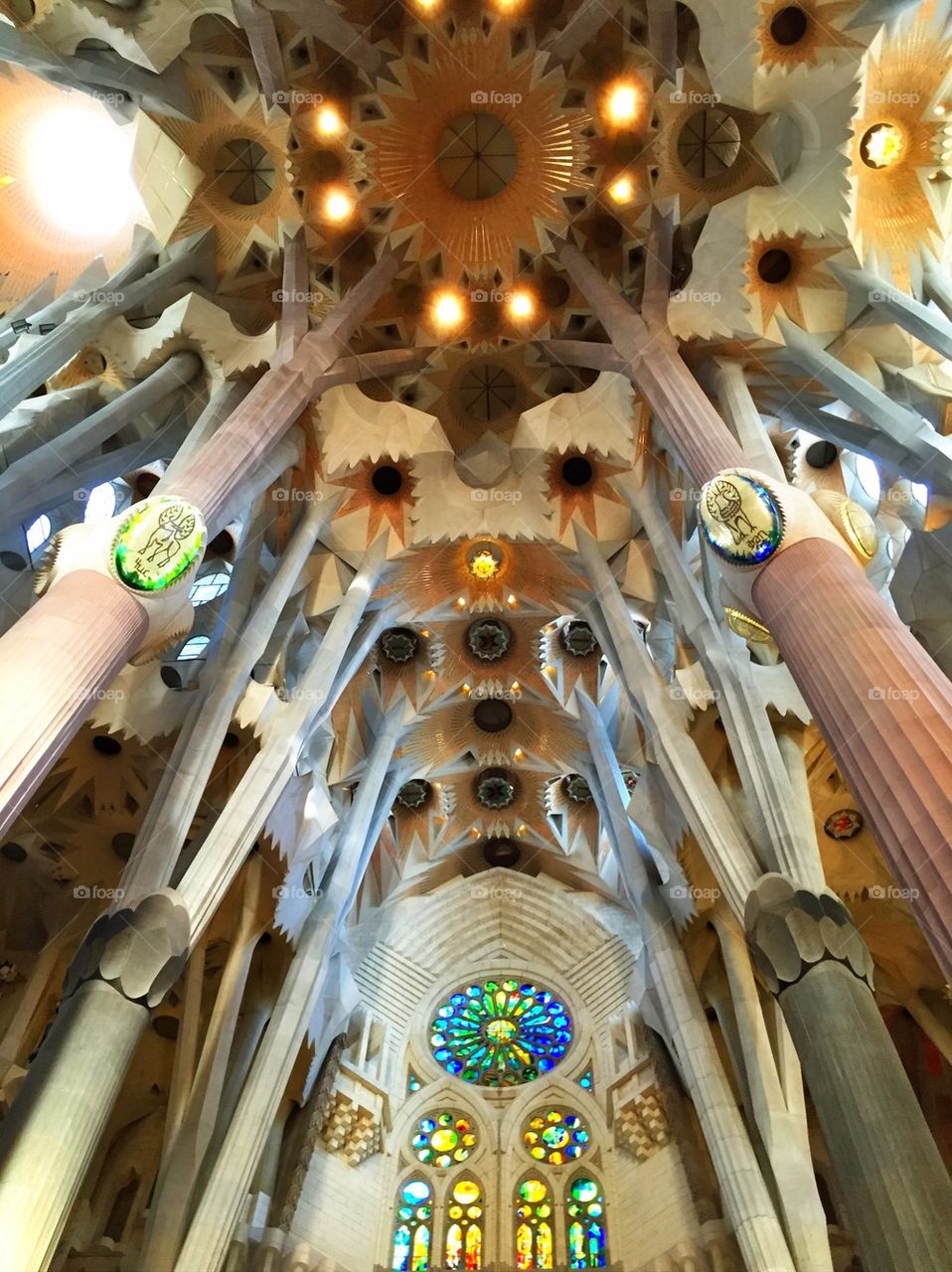 Sagrada Familia Catherdal in Barcelona, Spain