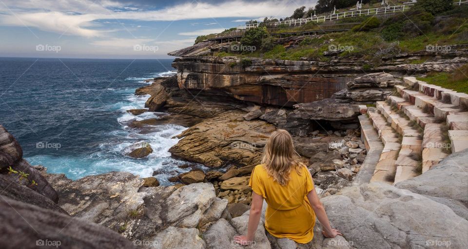 Cliffs in Sydney, Australia 