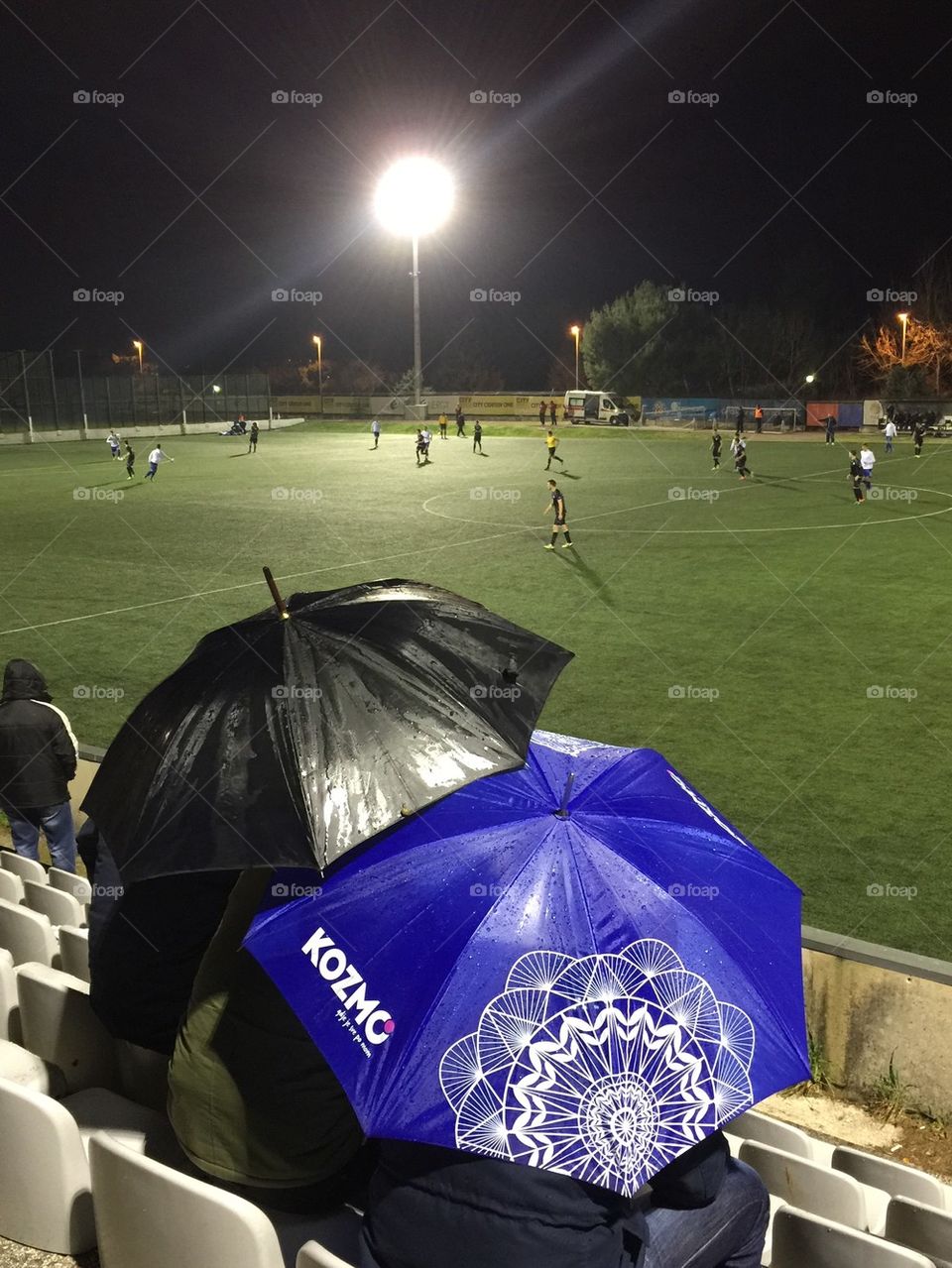 Football and umbrellas