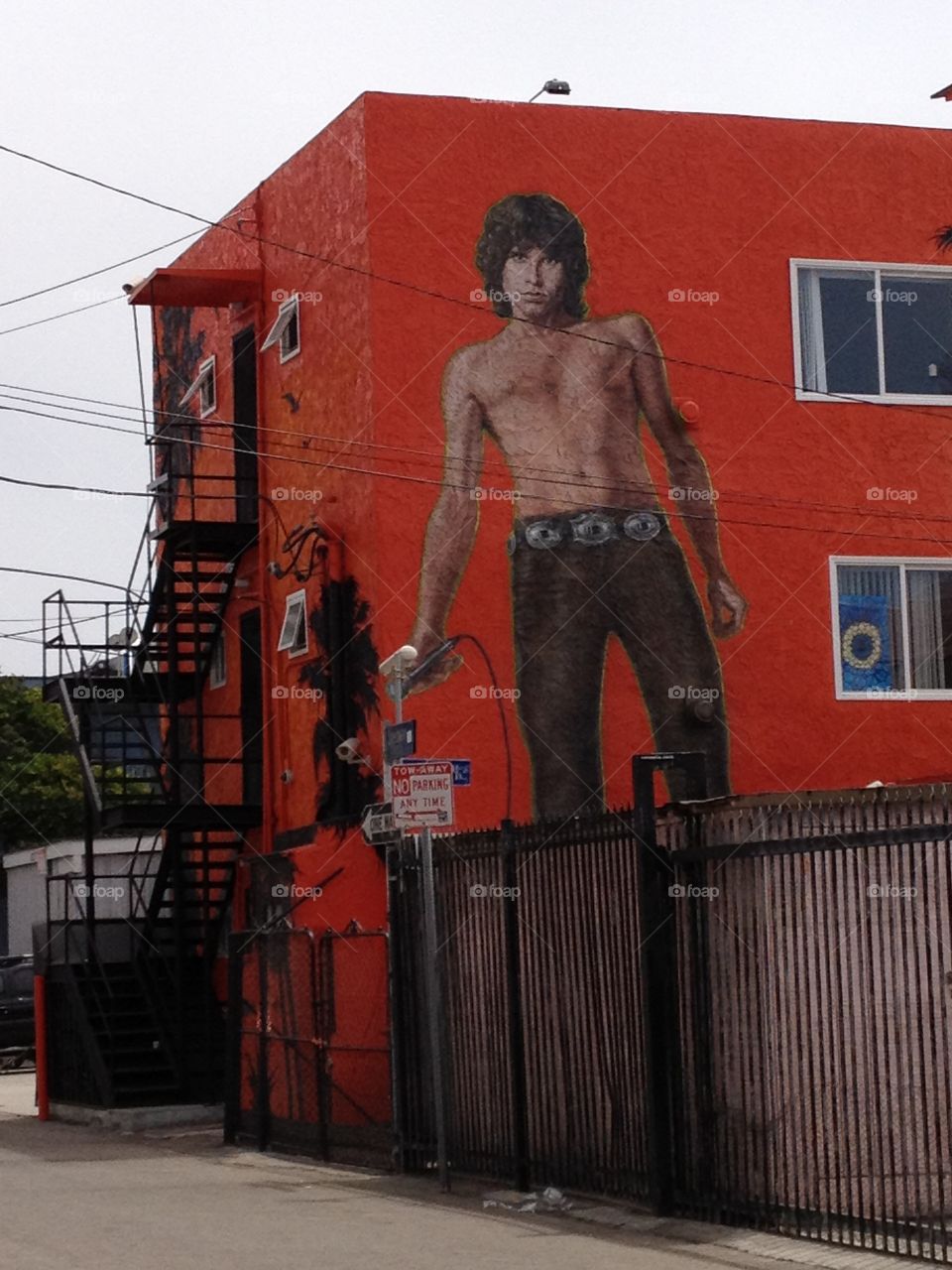 Jim Morrison mural Venice Beach