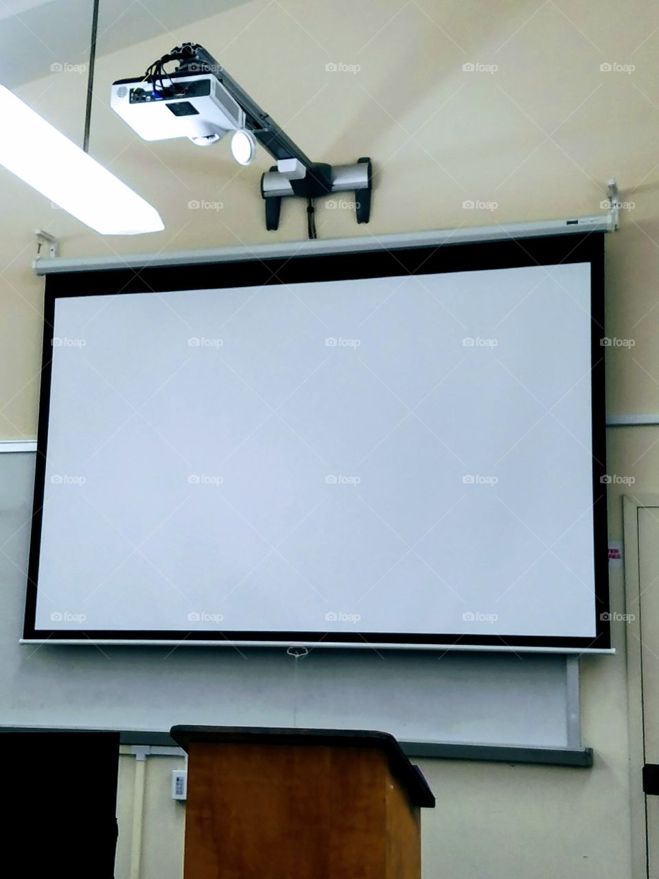 Projector and Projector Screen