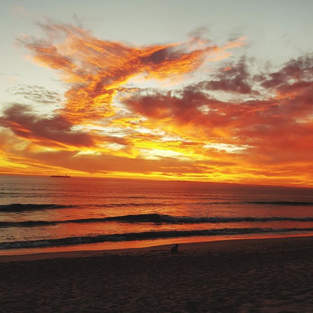 Sunset at Blouberg Beach, South Africa