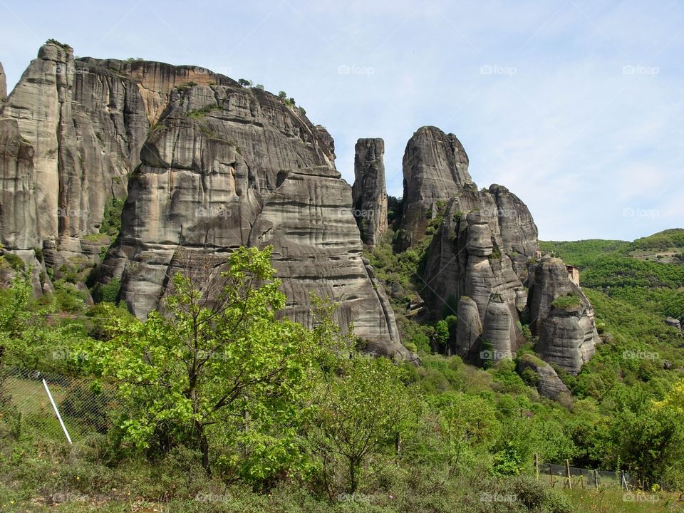 View of a rocky mountain