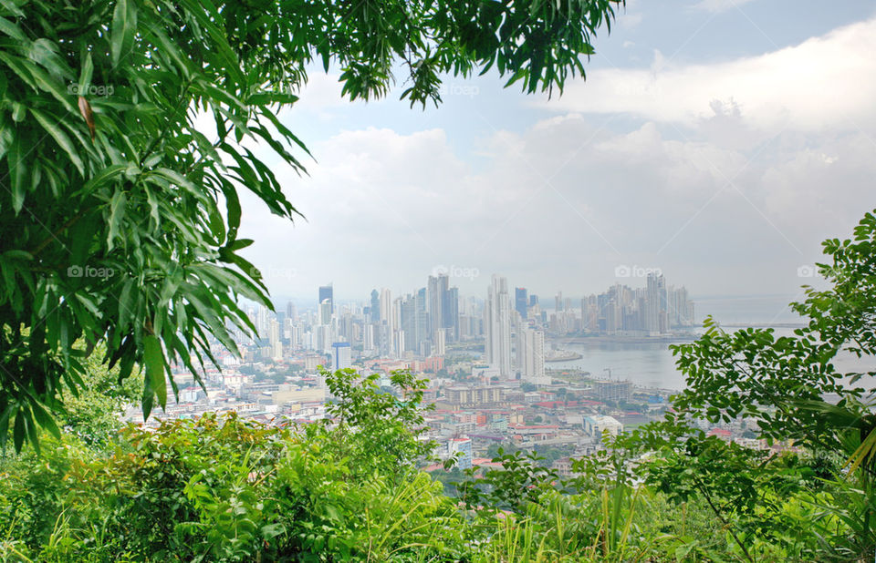panama city view from ancon hill