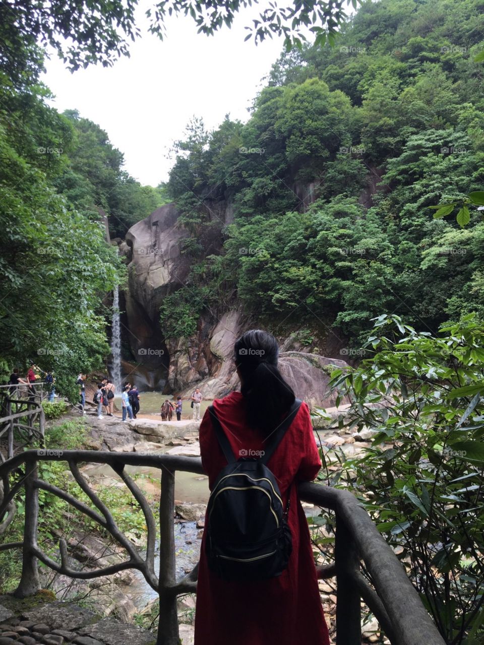 The view of Shiliang. Waterfall 
