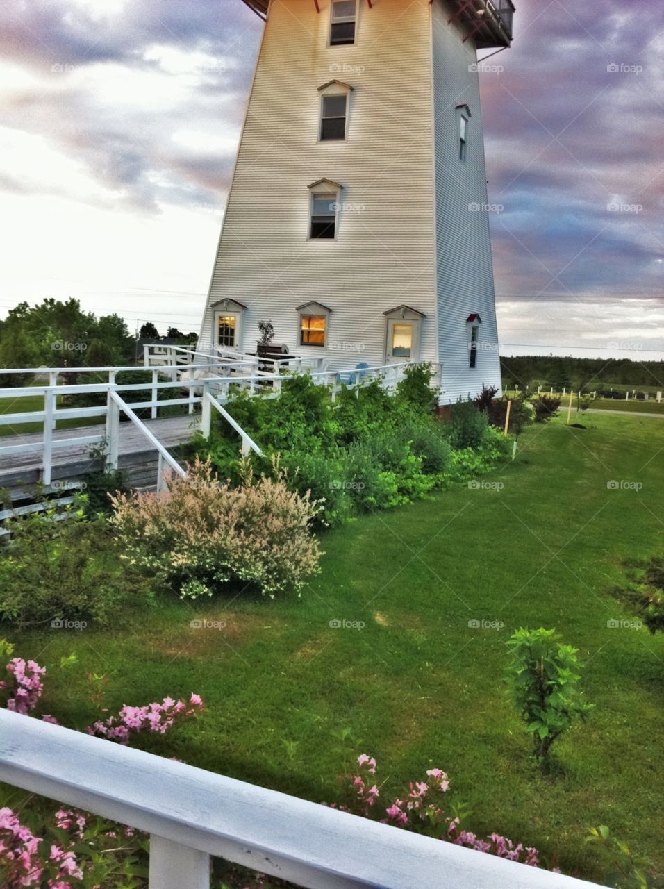The Baywatch Lighthouse, Prince Edward Island. Old Prince Edward Island Lighthouse, Converted
