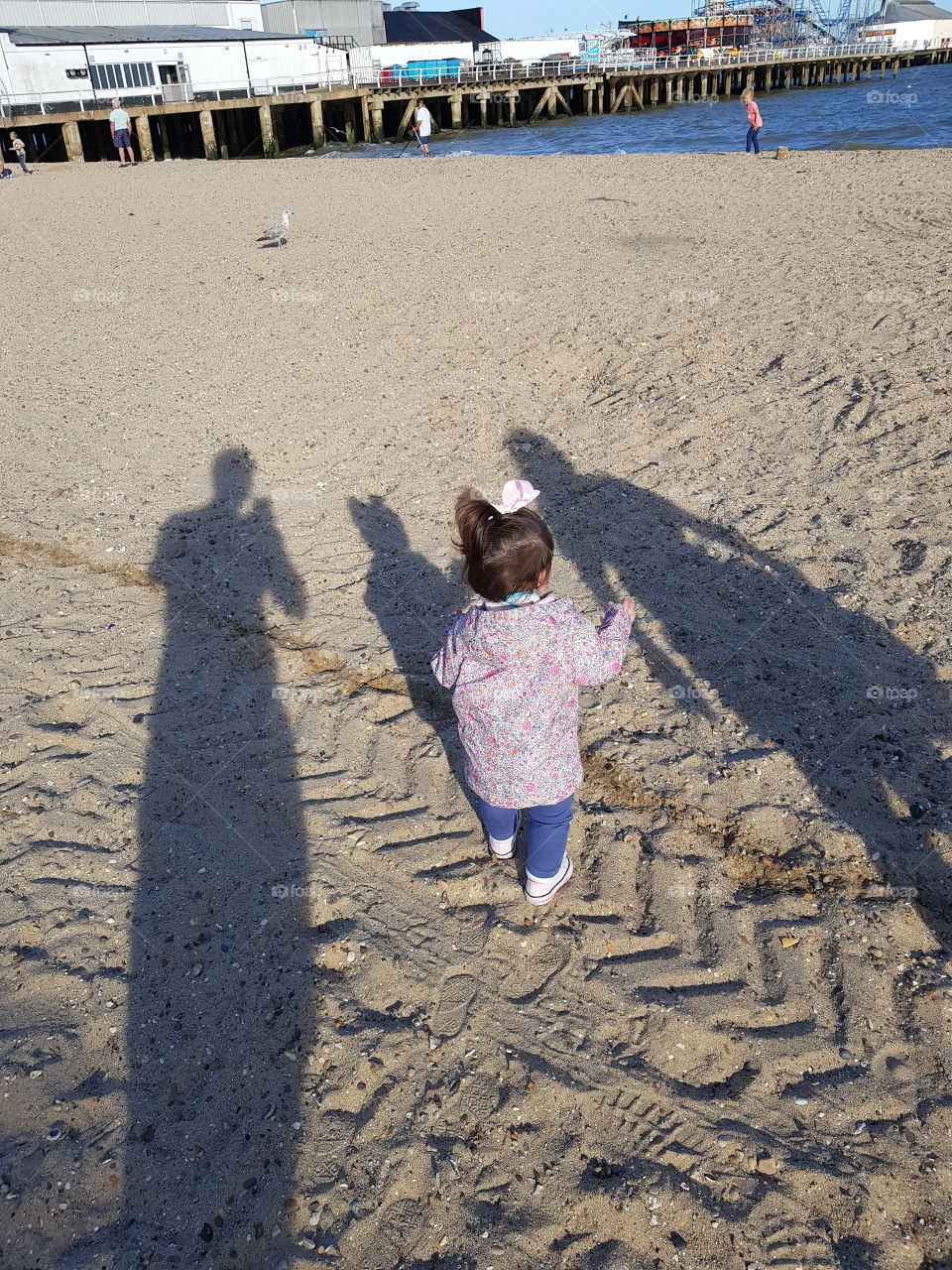 Sand, Beach, Seashore, Child, People