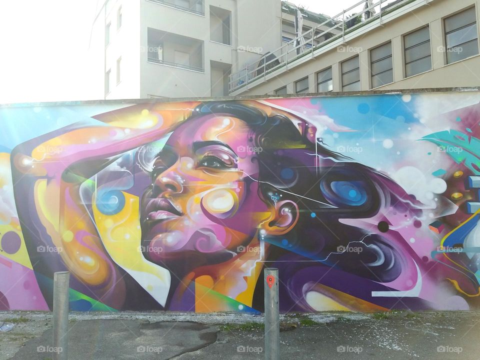 Street art Milan, Italy