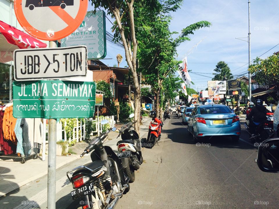 Main Street in Seminyak