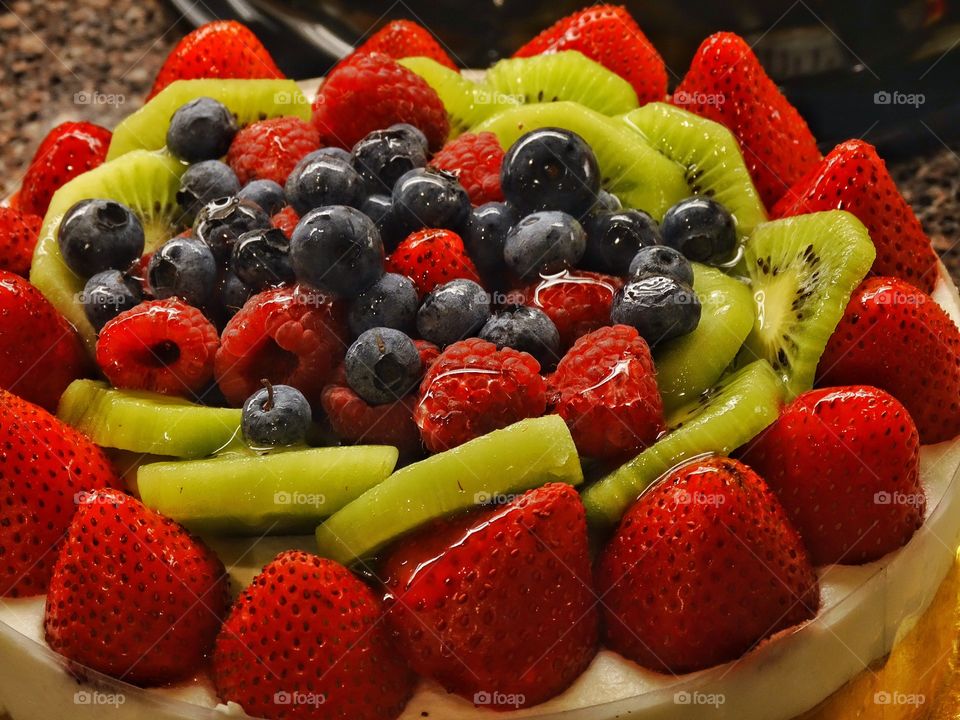 Fresh Fruit And Berries. Sweet Food Art
