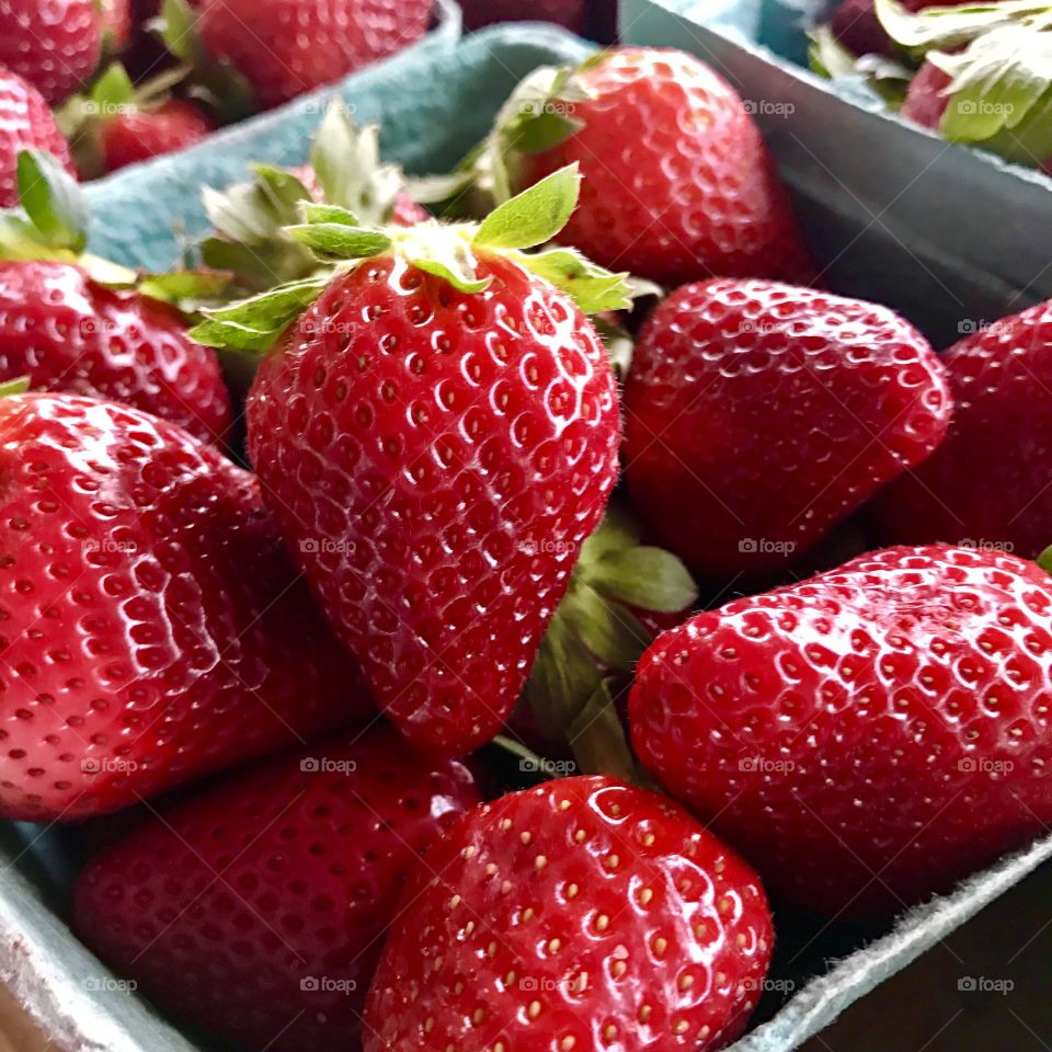 Close-up of strawberries