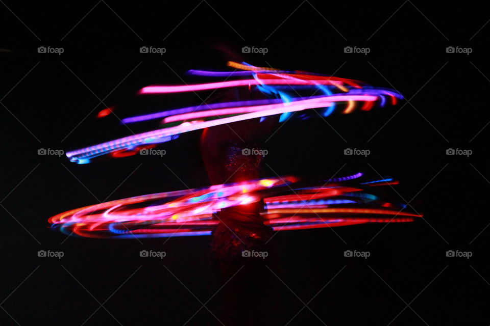 Hila hoop dancer, playing with those circles of light.
