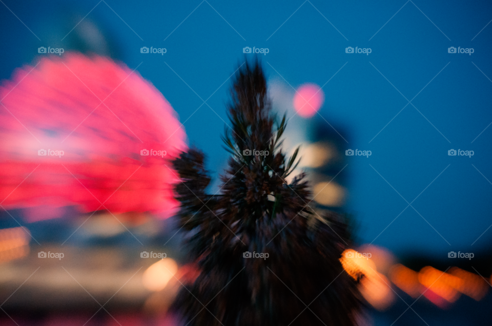 #bokeh#bokehlicious#circlesofconfusion#seawall#scienceworls#vancouver#bluehour