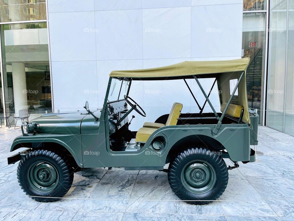 Jeep M-38A1 designed 1952, this model is a1953 version. 