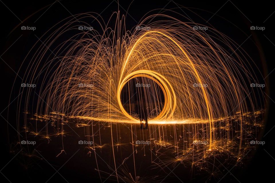 Light Painting at Night