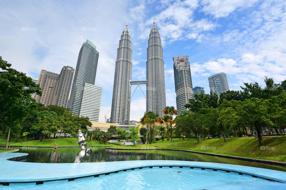 Kuala Lumpur iconic Petronas Twin Tower