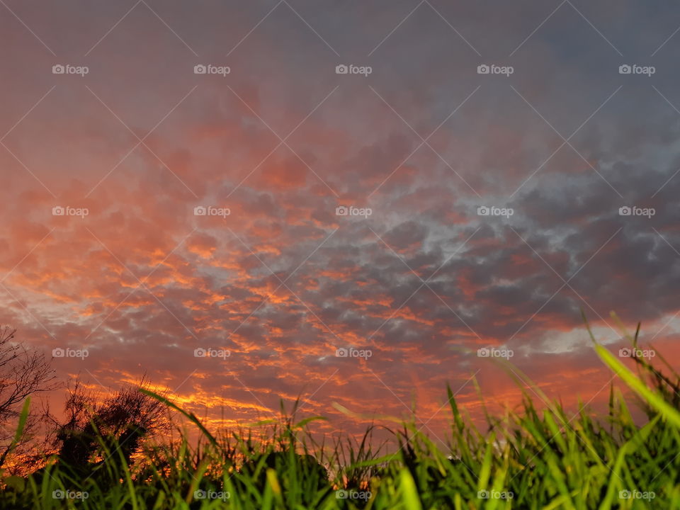 Sunset at Velva, Genoa, italy