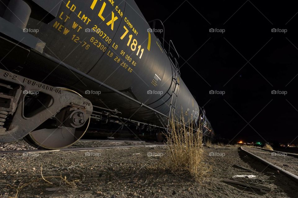 Train at night 