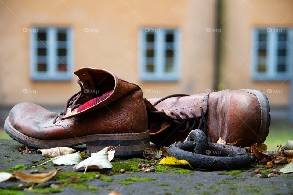 Brown boots