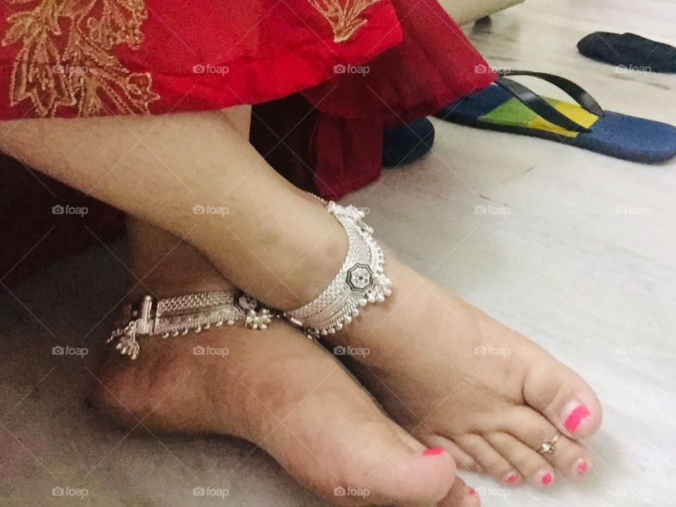 Traditional anklet😊