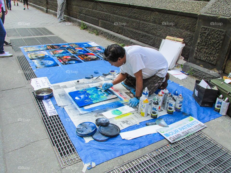 Street Artist. Street Artist