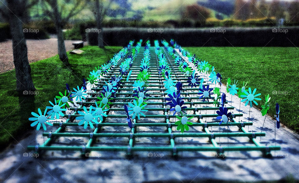 Windmills in the Garden