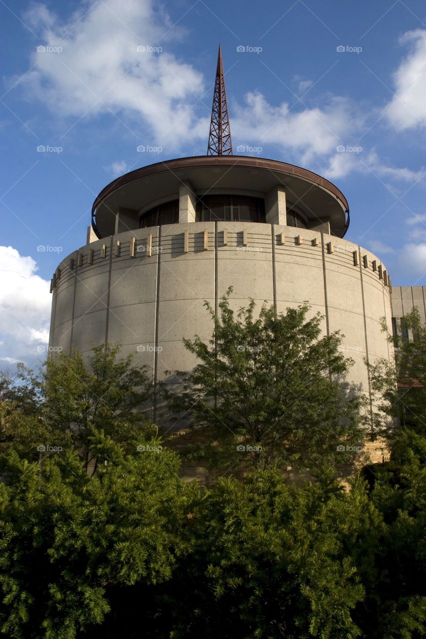 Round building country music hall of fame Nashville tn. 