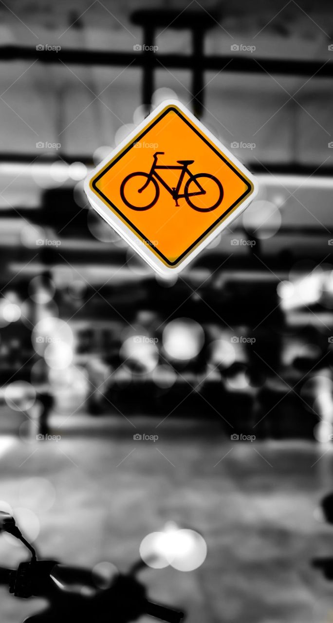 Bicycle sign