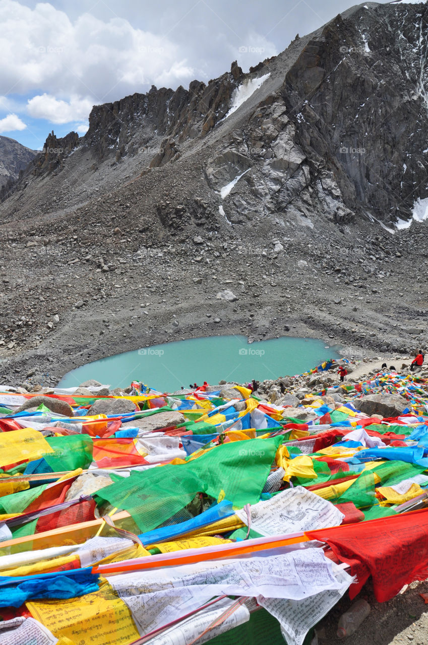 Lake in the mountains