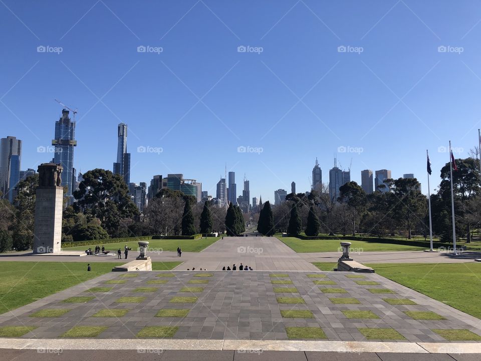 Melbourne skyline 