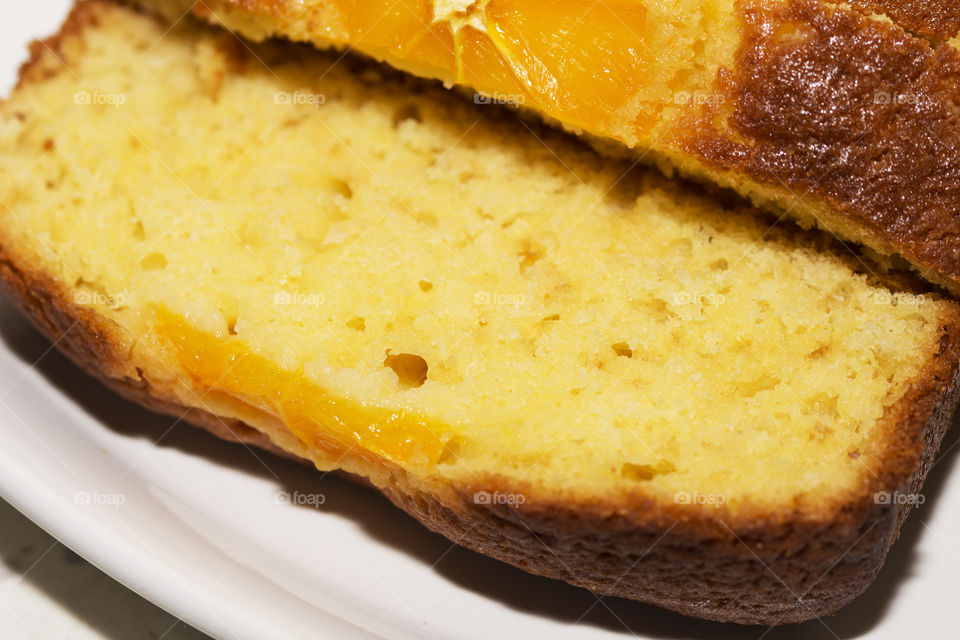 A couple of delicious homemade orange bread loaves