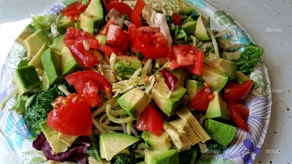 Garden Salad for Lunch!