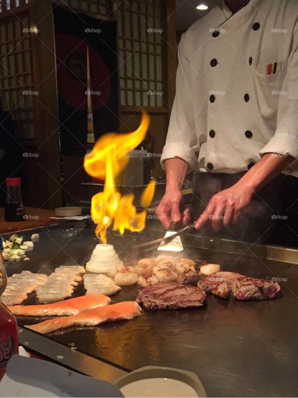 Hibachi volcano