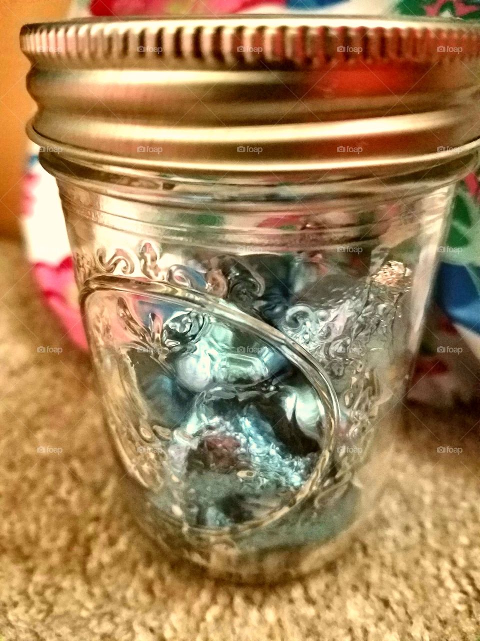 candy in a jar