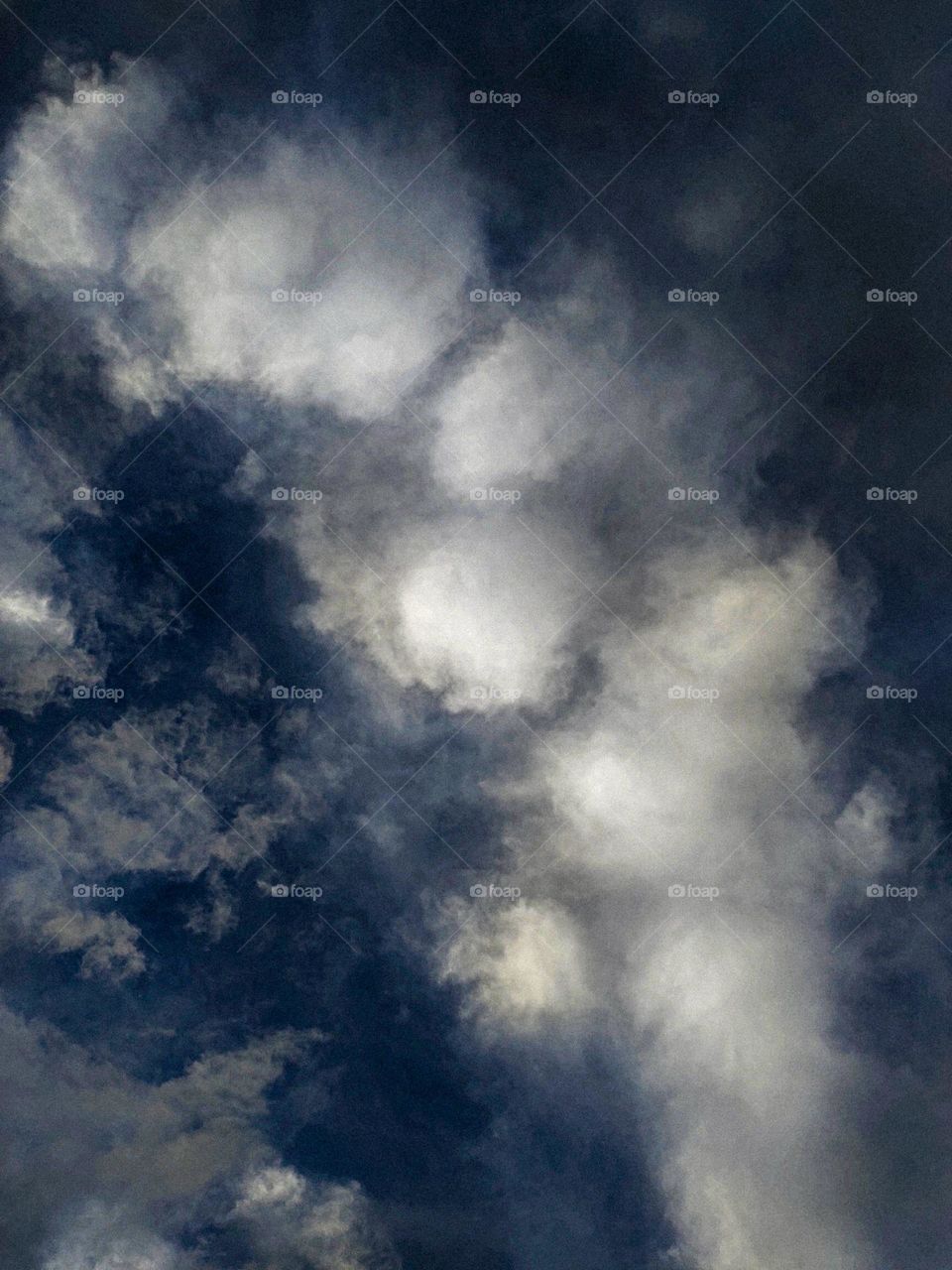 I want to show white clouds and blue sky in this photo.  The sky looks very beautiful with clouds and blue sky.