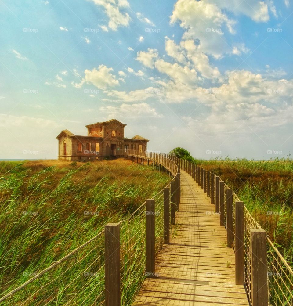 A house and the bridge