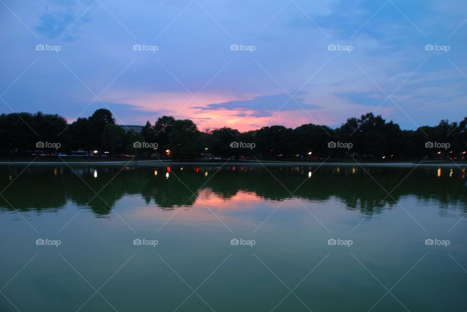 Lake, River, Water, Reflection, Tree